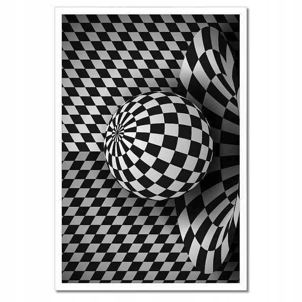 Plakáty v rámu 40x60 Abstrackja černobílá