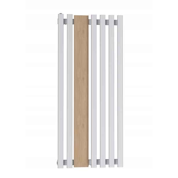 Dekorativní radiátor Rio wood 140x60 Šedý