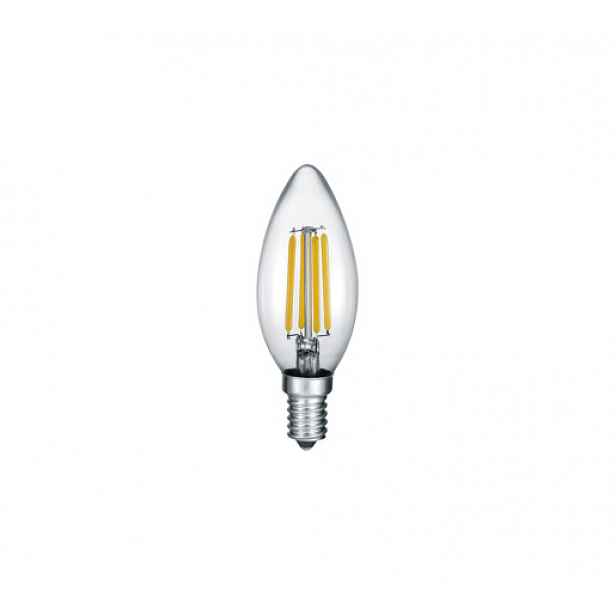LED žárovka Trio Kerze transparent 989-3400