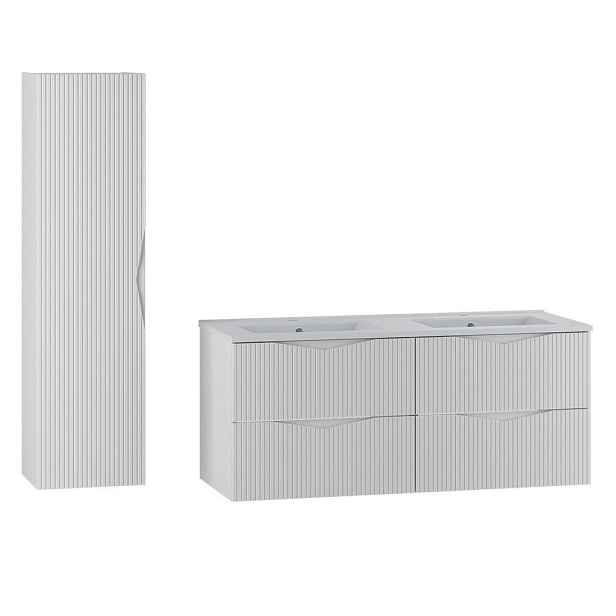 Petits-meubles KOUPELNOVÝ NÁBYTEK 120cm Tao 2er-Set Bílá