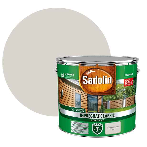 Sadolin Klasická Impregnace 9 L Bílá Krémová