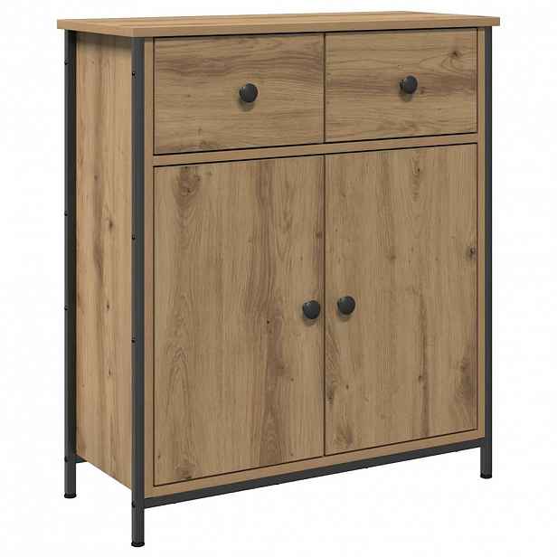 vidaXL Příborník dub artisan 70 x 30 x 80 cm kompozitní dřevo