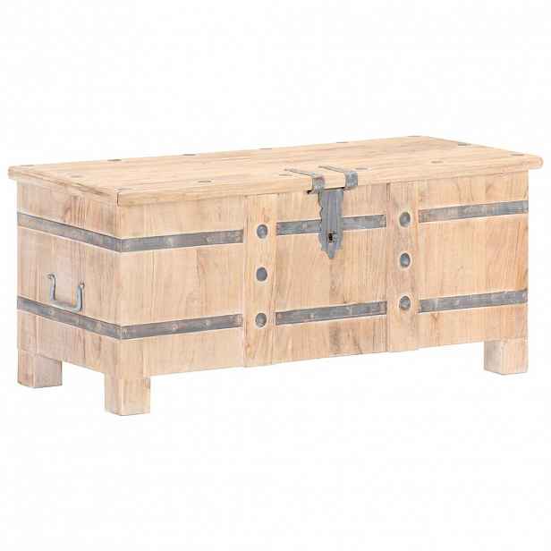 vidaXL Truhla 90 x 40 x 40 cm masivní akáciové dřevo
