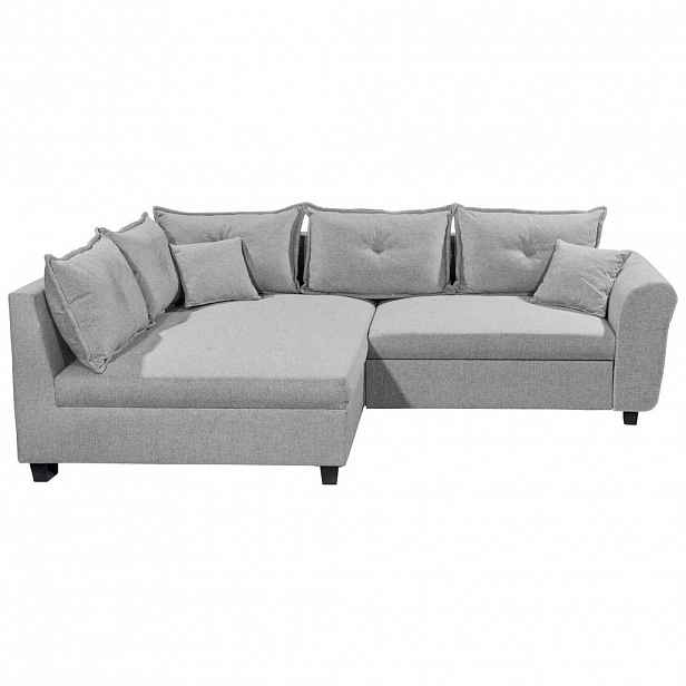 Livetastic ROHOVÁ SEDAČKA, textil, šedá