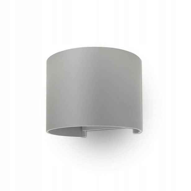 Fasádní lampa 6W V-tac regulovatelná šedá Kulatý