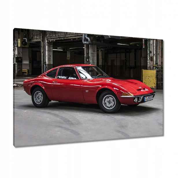 Obrazy 100x70 Červený klasik Opel Gt