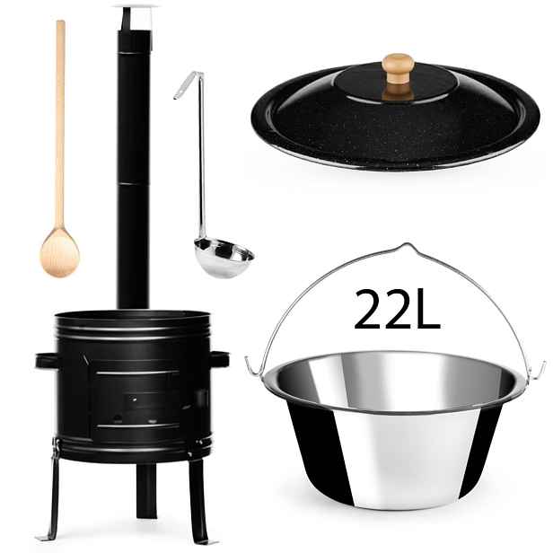 Perfect Home Set-11 Kotlíková souprava 22 L, 5 ks