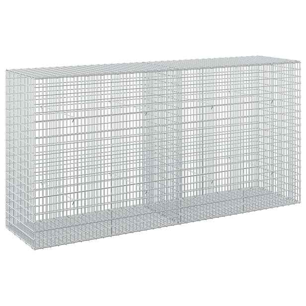 vidaXL Gabion s drátem 5 mm a síťkou 5x2,5 cm 200x50x100 cm