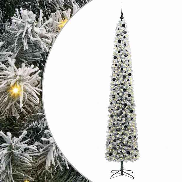 vidaXL Umělý vánoční stromeček Zelená 300 cm PVC, ocel a plast
