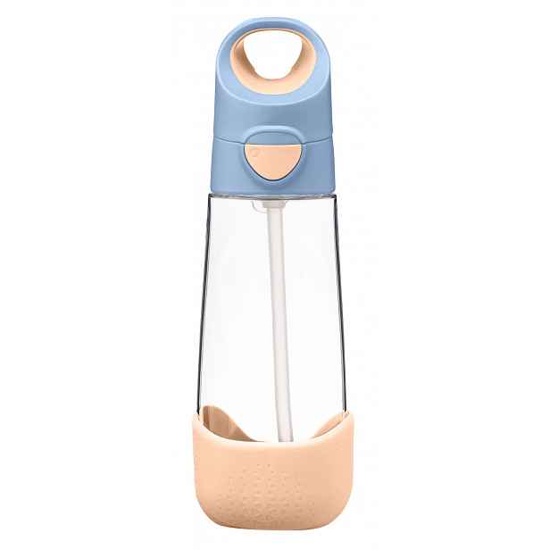 b.box Lahev na pití s brčkem 600 ml varianta: broskvová
