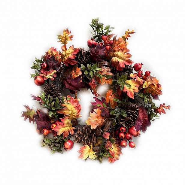Mondex ADVENTNÍ VĚNEC, plast, hnědá