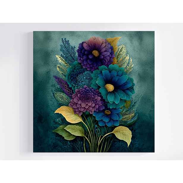 Obraz Na Plátně Canvas Příroda Dekorace Zahrada Květiny Kytice Boho 50x50