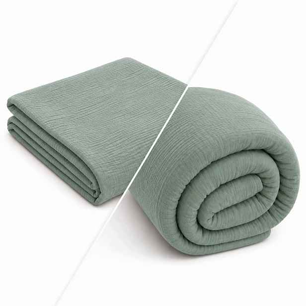 Přikrývka Pled Mušelínová deka 3v1 160x200 Premium Povlak výplň