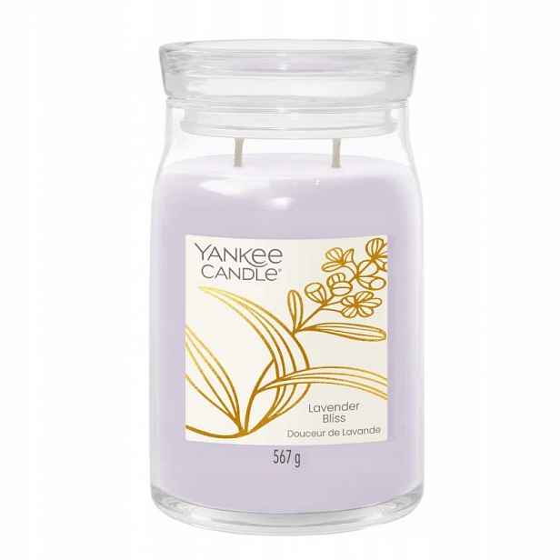 Lavender Bliss Yankee Candle Signature velká vonná svíčka
