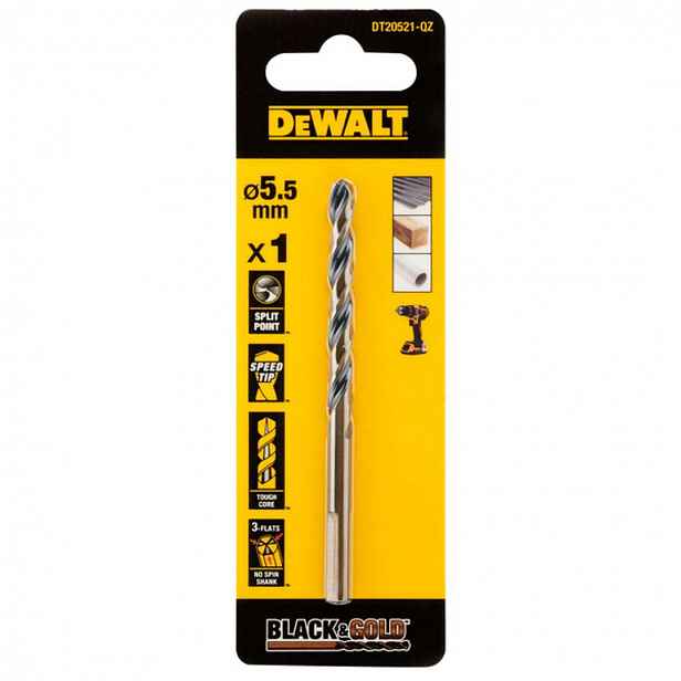 DeWALT - Vrták do kovu 5,5x93 mm DT20521