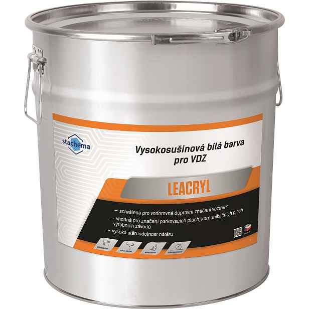 Barva na vodorovné značení Stachema Leacryl bílá 5 kg
