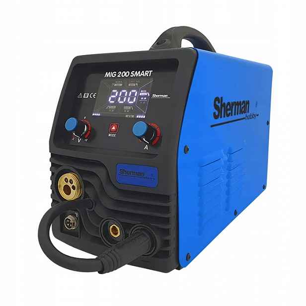 Svařovač Sherman Smart Mig 200A Synergie Mag Mma Tig 230V Invertor