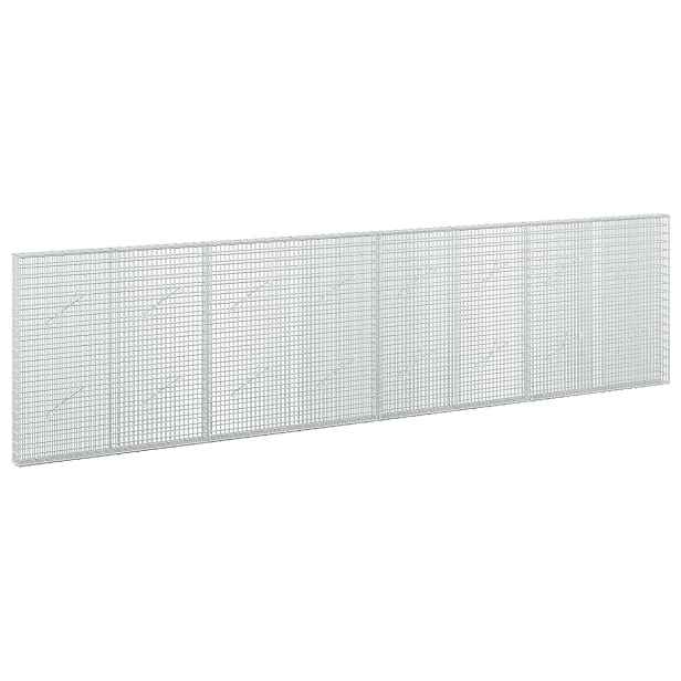 vidaXL Gabion s drátem 5 mm a síťkou 5x2,5 cm 400x10x100 cm