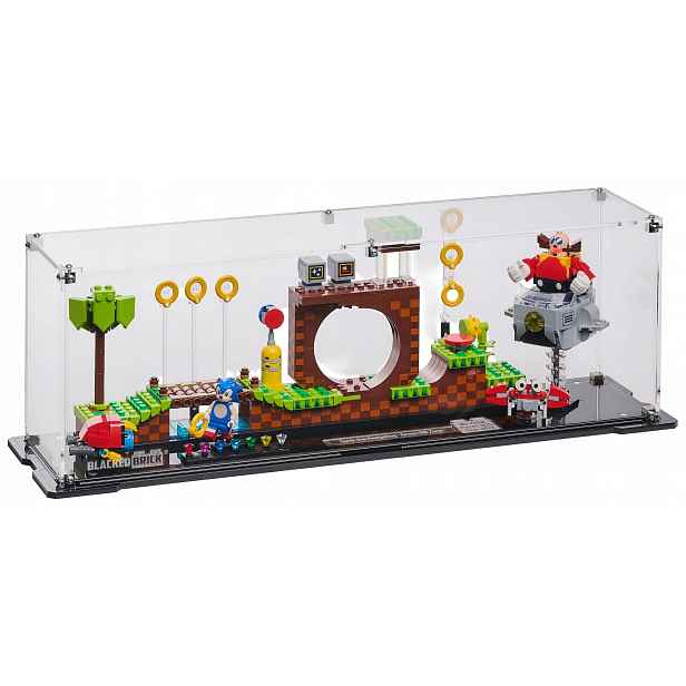 Vitrína Blacked Brick pro Lego 21331 Ideas Sonic the Hedgehog Hill Zone