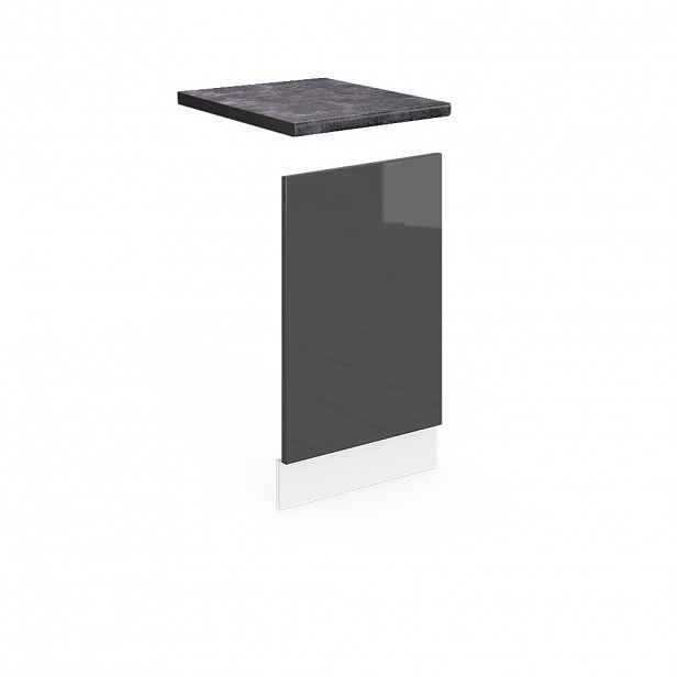 Vicco PŘEDNÍ PANEL R-Line Antracitový vysoký lesk 45 cm , PD Antracit