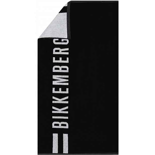 Bikkembergs Plážový Ručník BKK3MTW01 Black velká osuška