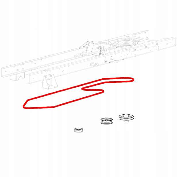 Pásek 547403108 pro pohon Husqvarna TC215T TC220T TS215T TS217T TS220T