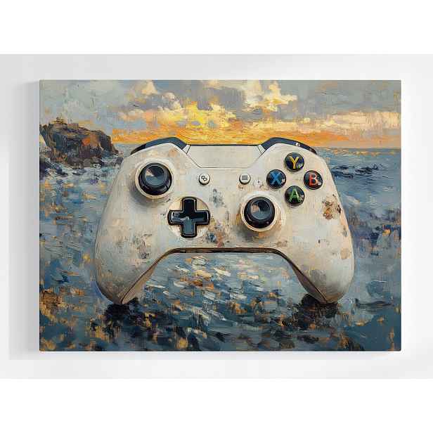 Plakát Gaming Hra Gamer Pc Konzola Kontroler Pad 100x75