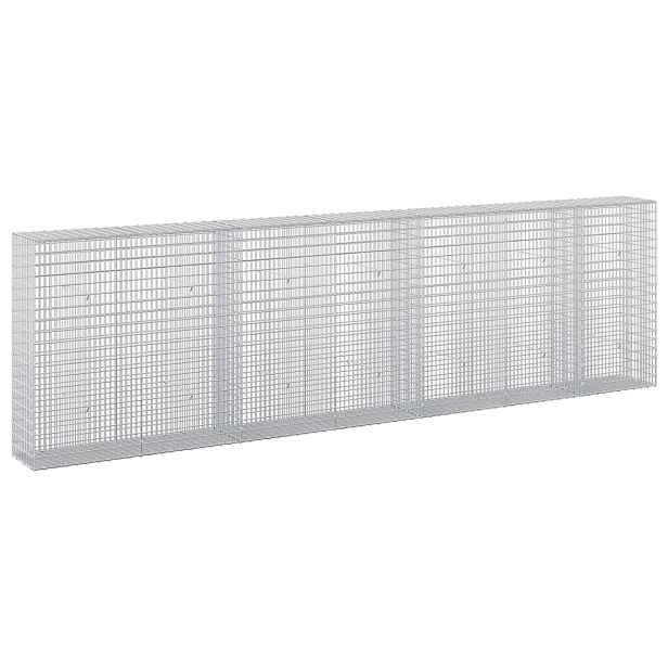 vidaXL Gabion s drátem 5 mm a síťkou 5x2,5 cm 350x30x100 cm