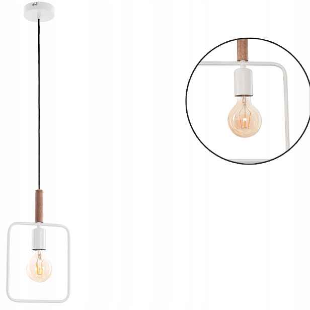 Moderní bílá závěsná Lampa Lustrová
