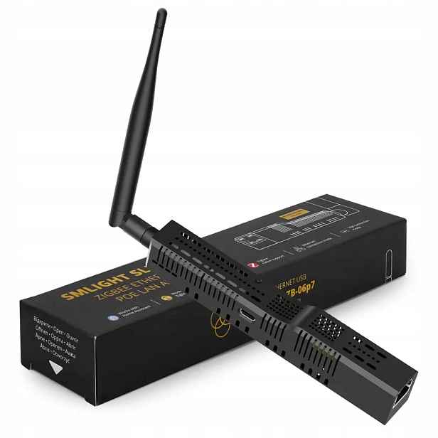 Adaptér SLZB-06p7U Zigbee brána CC2652P7 Ethernet PoE Usb Lan Wifi pro Ha