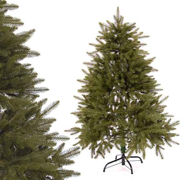 Umělý Vánoční Stromeček Zelený Jako Živý Premium, Hustý, 120 CM, Stojan