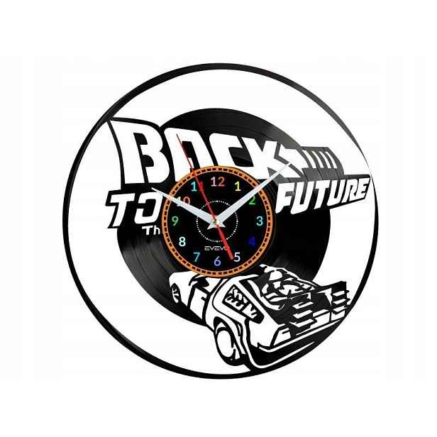 Back To The Future Nápad na Dárek Nástěnná Dekorace z vinylové desky