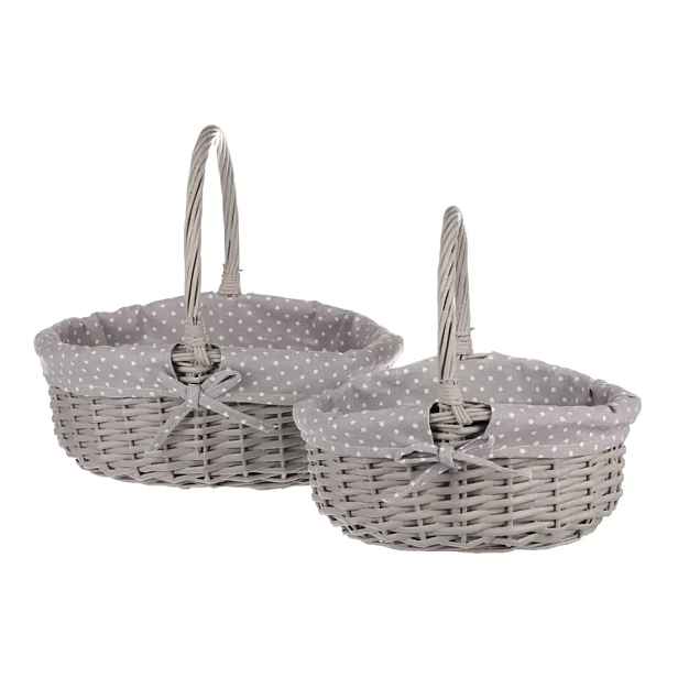 Autronic Sada košů s uchem PRN2010 GREY