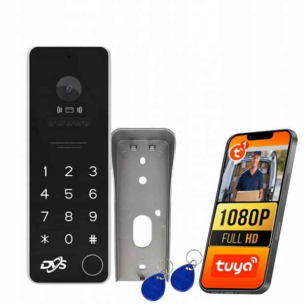 Bránová Stanice Pro Videotelefon Dvs Tuya Externí Panel Rfid Klávesnice