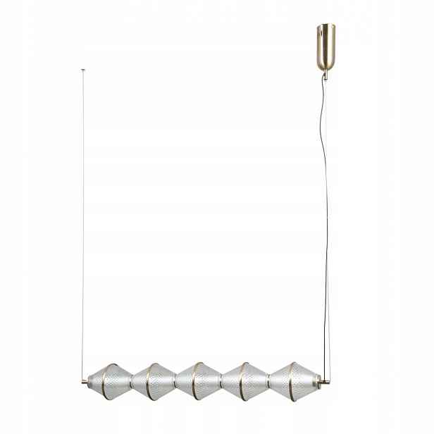 Lampa Pendel Zwis Stropní Svítidlo Fuente Zlatá Led 3000K 89 Cm nad stůl Italux