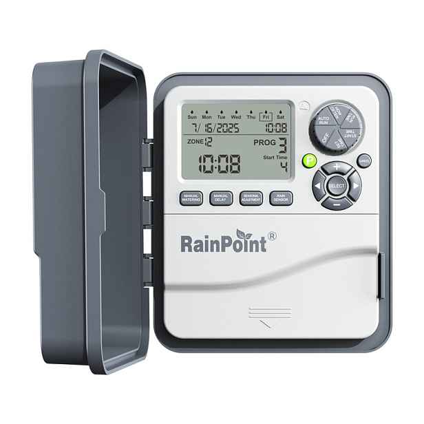 Rainpoint Vícezónový Regulátor Zavlažování Pro Zahradu S Automatickým Ovládáním
