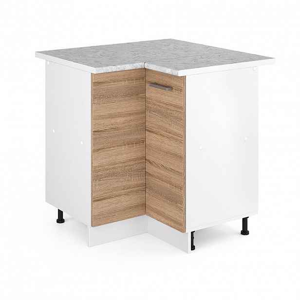 Vicco ROHOVÁ SKŘÍŇKA R-Line Sonoma 75.6 cm s pracovní deskou