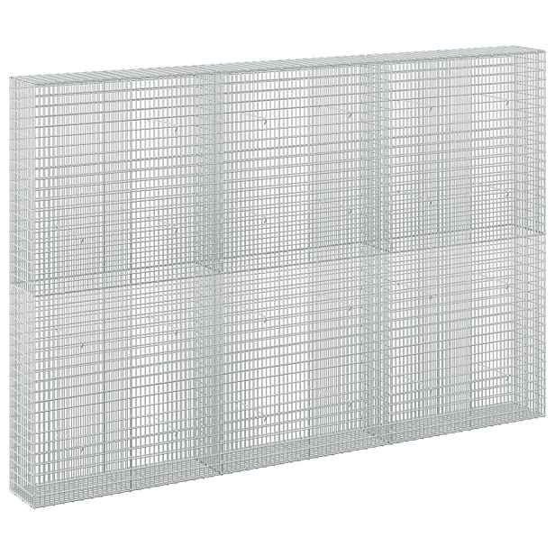 vidaXL Gabion s drátem 5 mm a síťkou 5x2,5 cm 300x30x200 cm