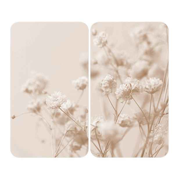 Kryt na sporák z tvrzeného skla 52x30 cm Dried Flower – Wenko