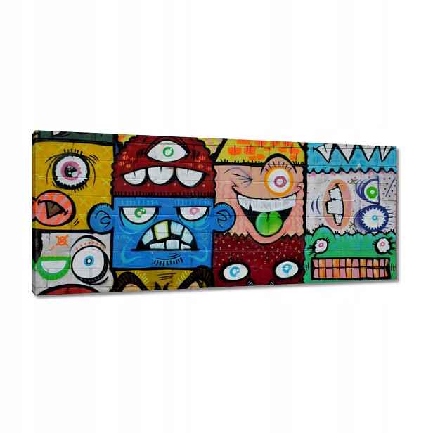 Obrazy 100x40 Graffiti Pouliční umění
