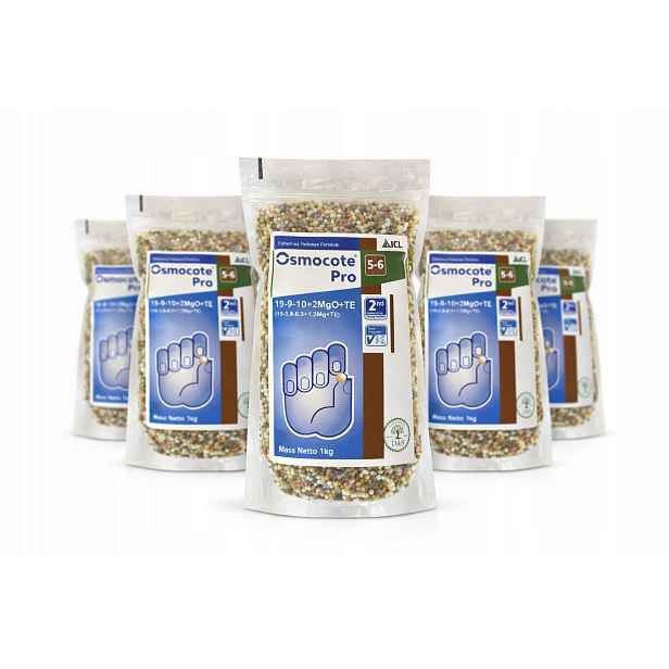 Hnojivo Osmocote Pro 5-6M 19-9-10+Mg Obalované 5kg