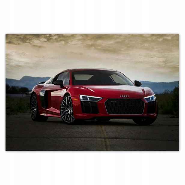 Plakáty 185x125 Červené Audi Auto