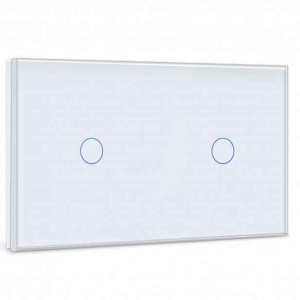 Dotykový spínač světla nástěnný spínač se sklem 3-500 W nástěnný