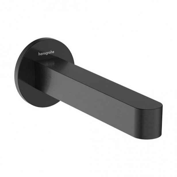 Hansgrohe Finoris vanový výtok kartáčovaný černý chrom 76410340