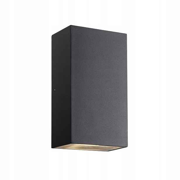 Nástěnné Led svítidlo Černá Skleněná IP54 Terasová Rold Nordlux 16 cm