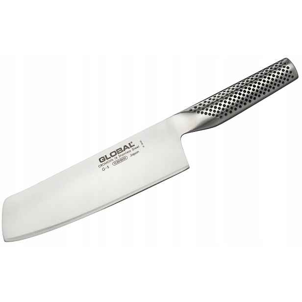 Nůž na zeleniny Global G-5 18 cm Cromova 18 nakiri Japonsko