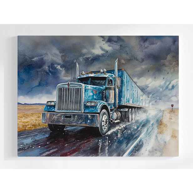 Plakát Americký Truck Kenworth Kamion Cesta Usa 100x75