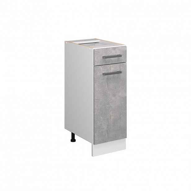 Vicco UNIVERZÁLNÍ ZÁKLADNÍ JEDNOTKA R-Line Beton 30 cm se zásuvkou, bez pracovní desky