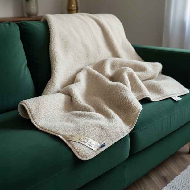 Merino Wool Merynos vlněný přehoz na postel 160/200 cm