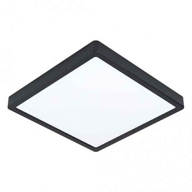 Nástěnné světlo Eglo Fueva 28,5x2,8 cm plast černá 99245